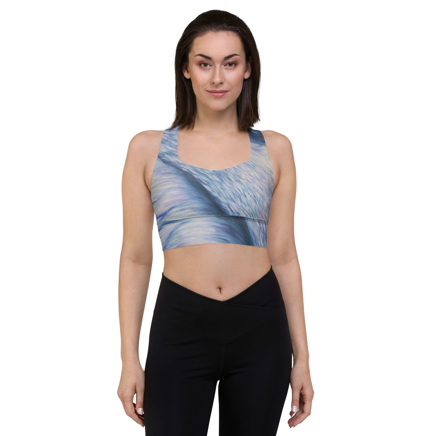 Longline sports bra