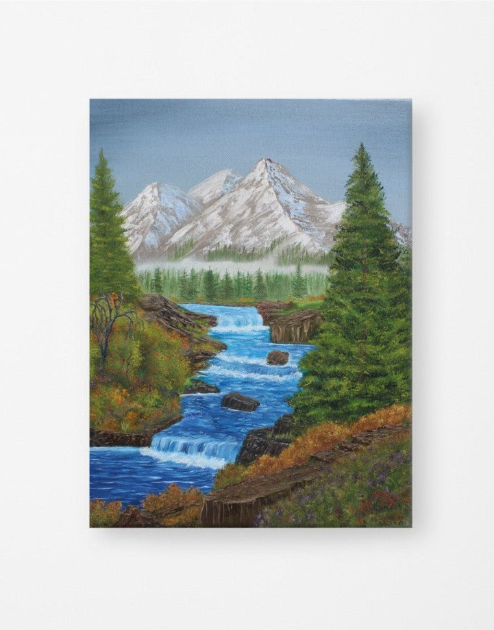 Canvas Print Snow Run Off – Transform Your Space with the Power and Serenity of Nature! 🌲❄️ #CanvasArt #HomeDecor #MountainLife