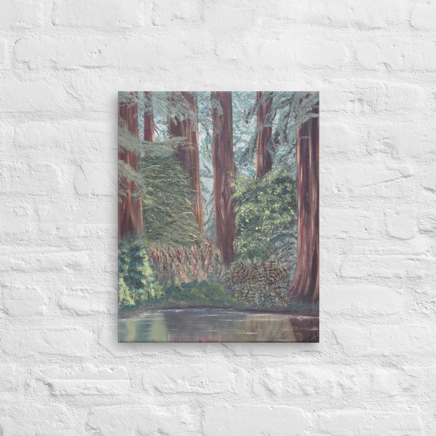 Canvas print Forest spot