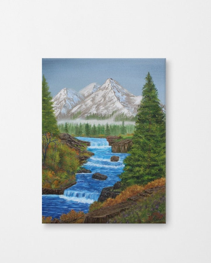 Canvas Print Snow Run Off – Transform Your Space with the Power and Serenity of Nature! 🌲❄️ #CanvasArt #HomeDecor #MountainLife