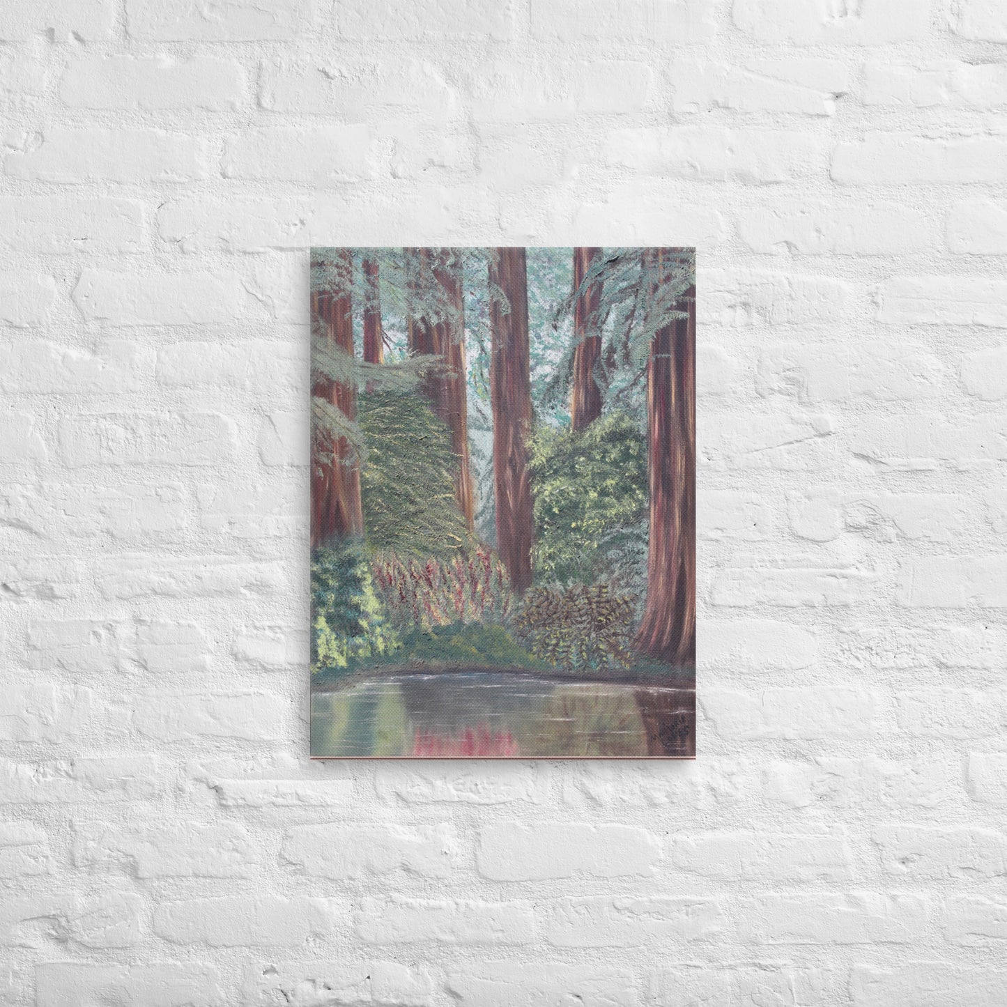 Canvas print Forest spot