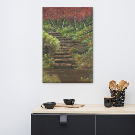 Canvas print Steps to Adventure