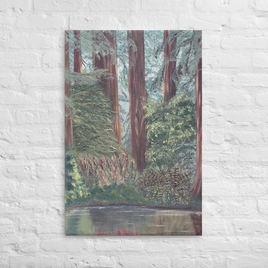 Canvas print Forest spot