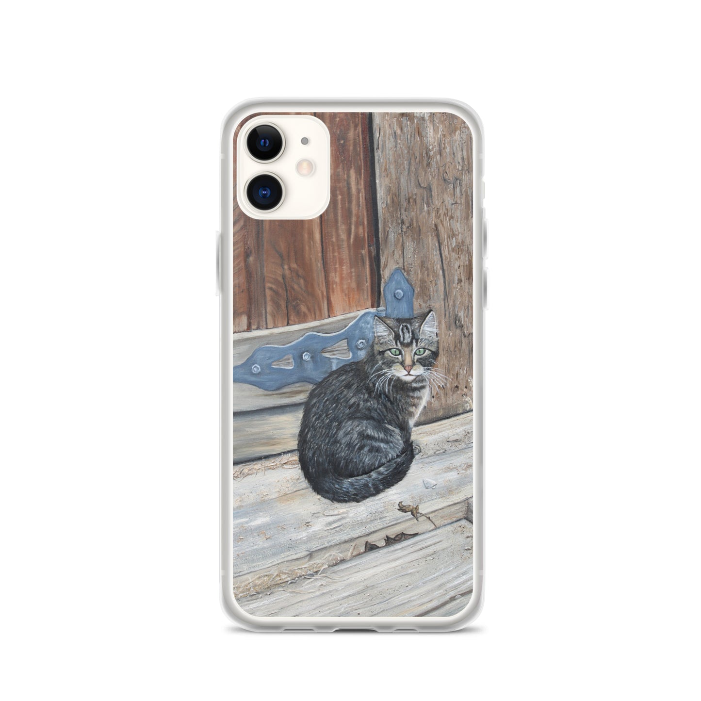 Clear Case for iPhone® Miss Bonnie Barn Cat