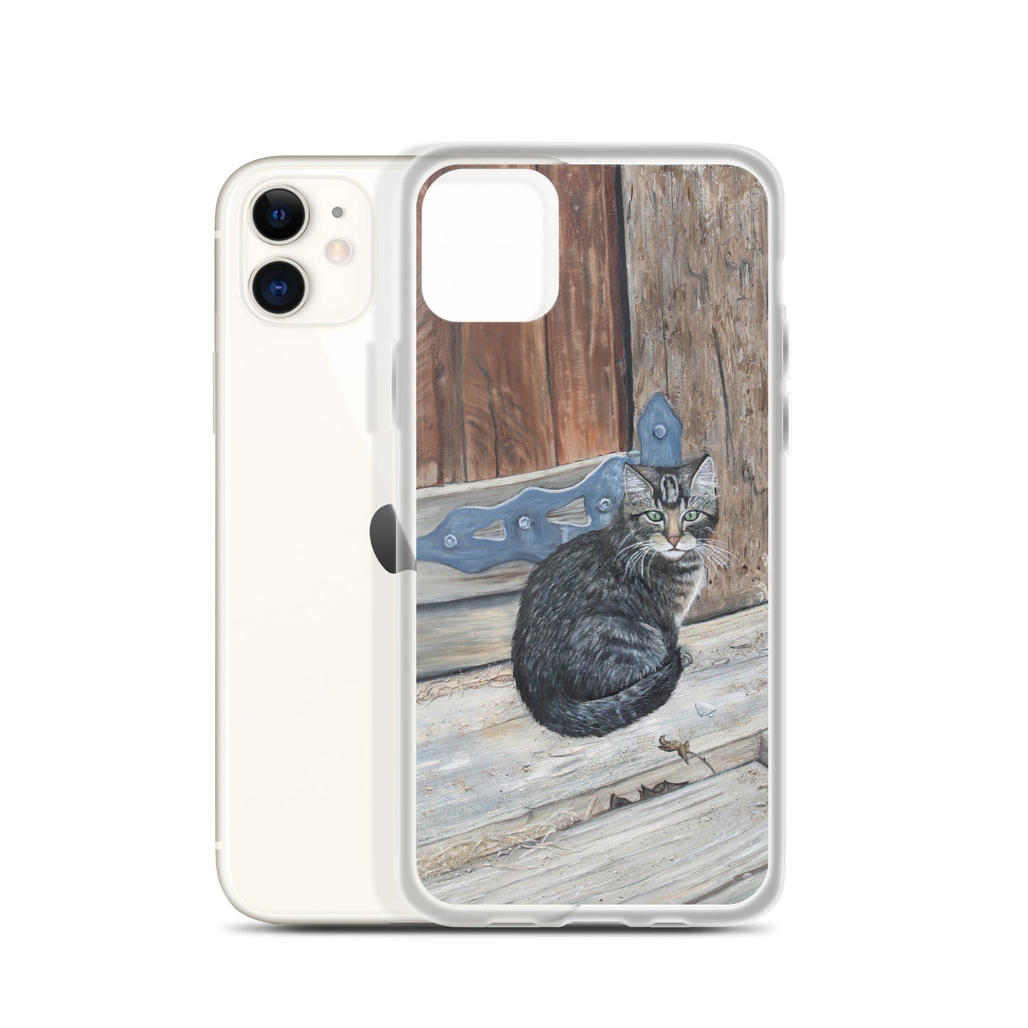 Clear Case for iPhone® Miss Bonnie Barn Cat