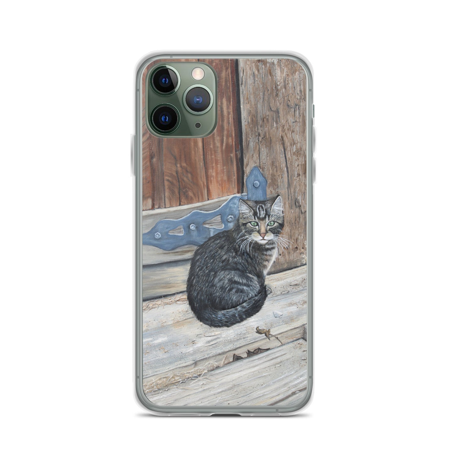 Clear Case for iPhone® Miss Bonnie Barn Cat