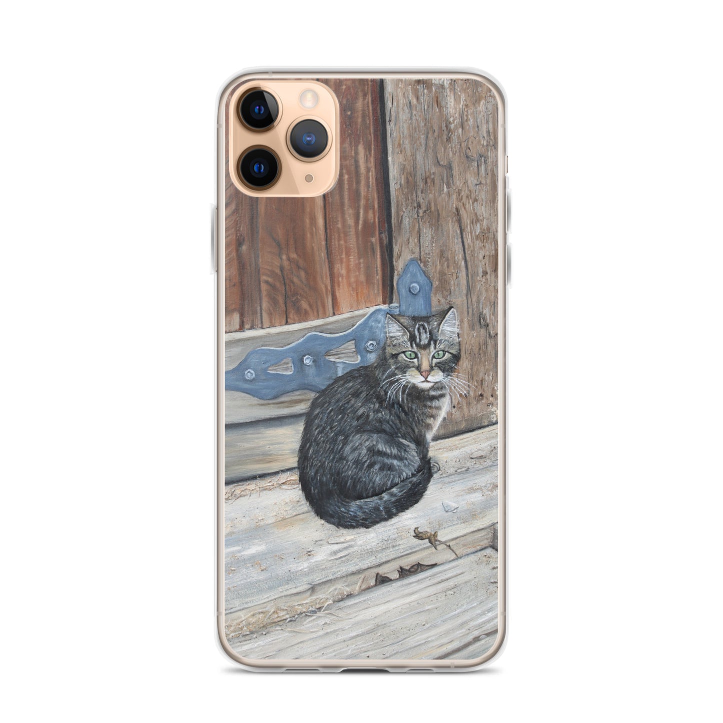 Clear Case for iPhone® Miss Bonnie Barn Cat