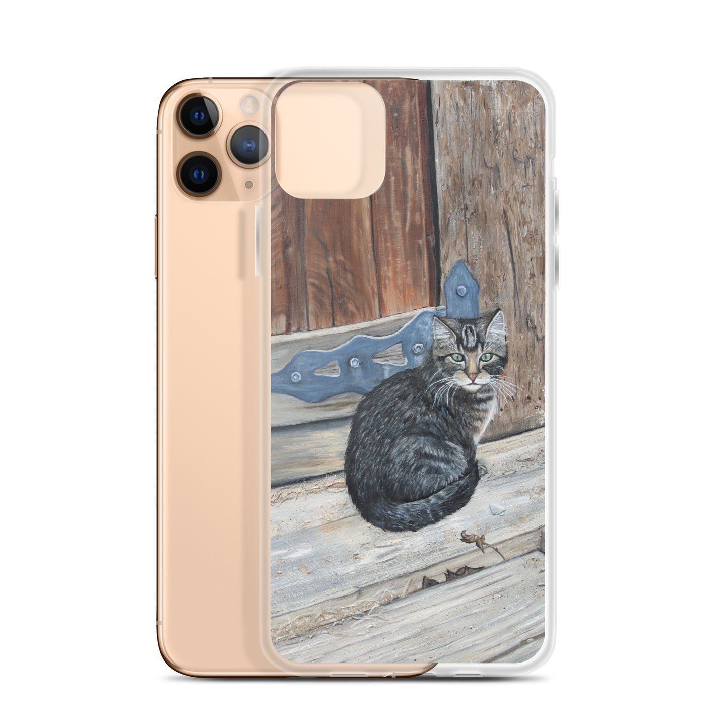 Clear Case for iPhone® Miss Bonnie Barn Cat