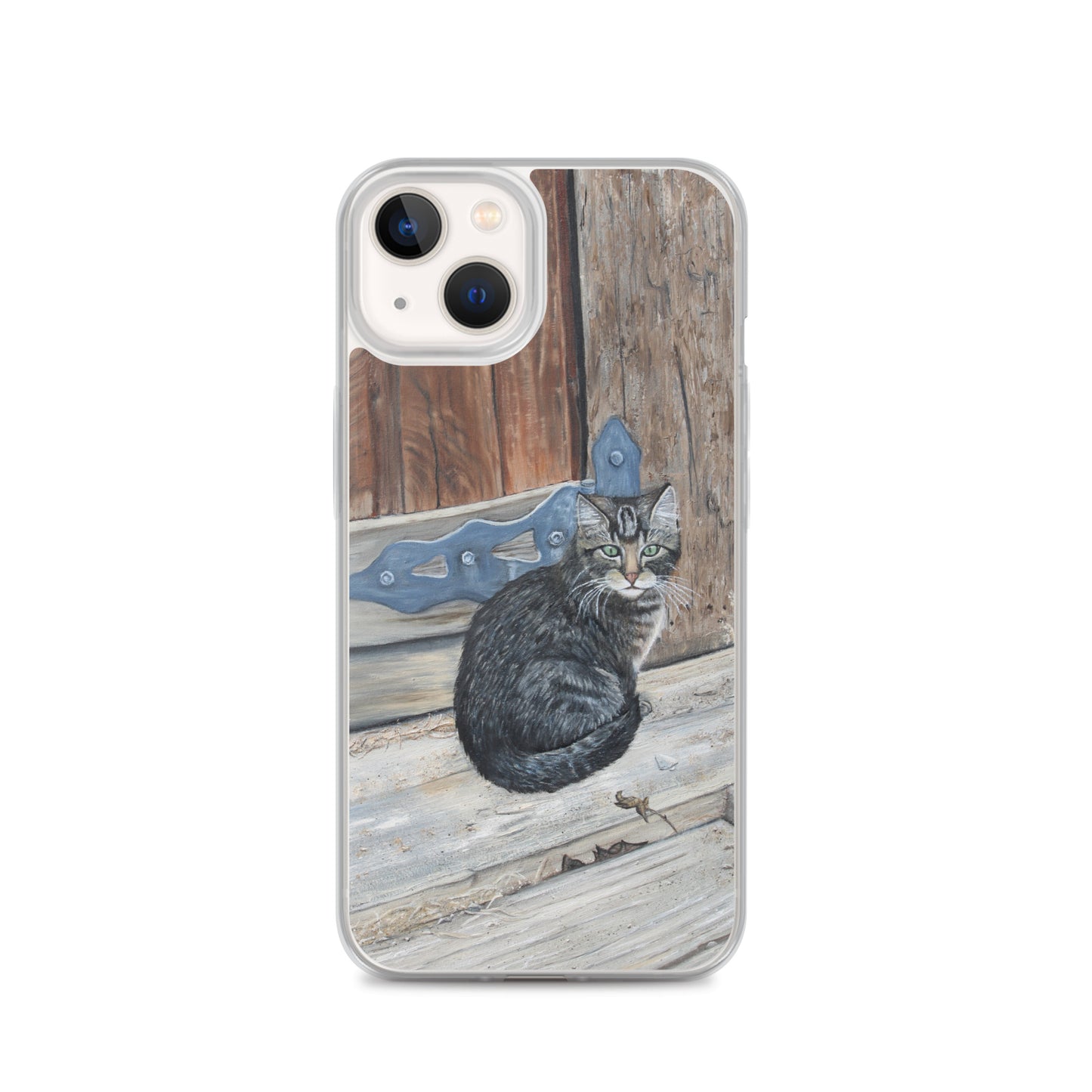 Clear Case for iPhone® Miss Bonnie Barn Cat