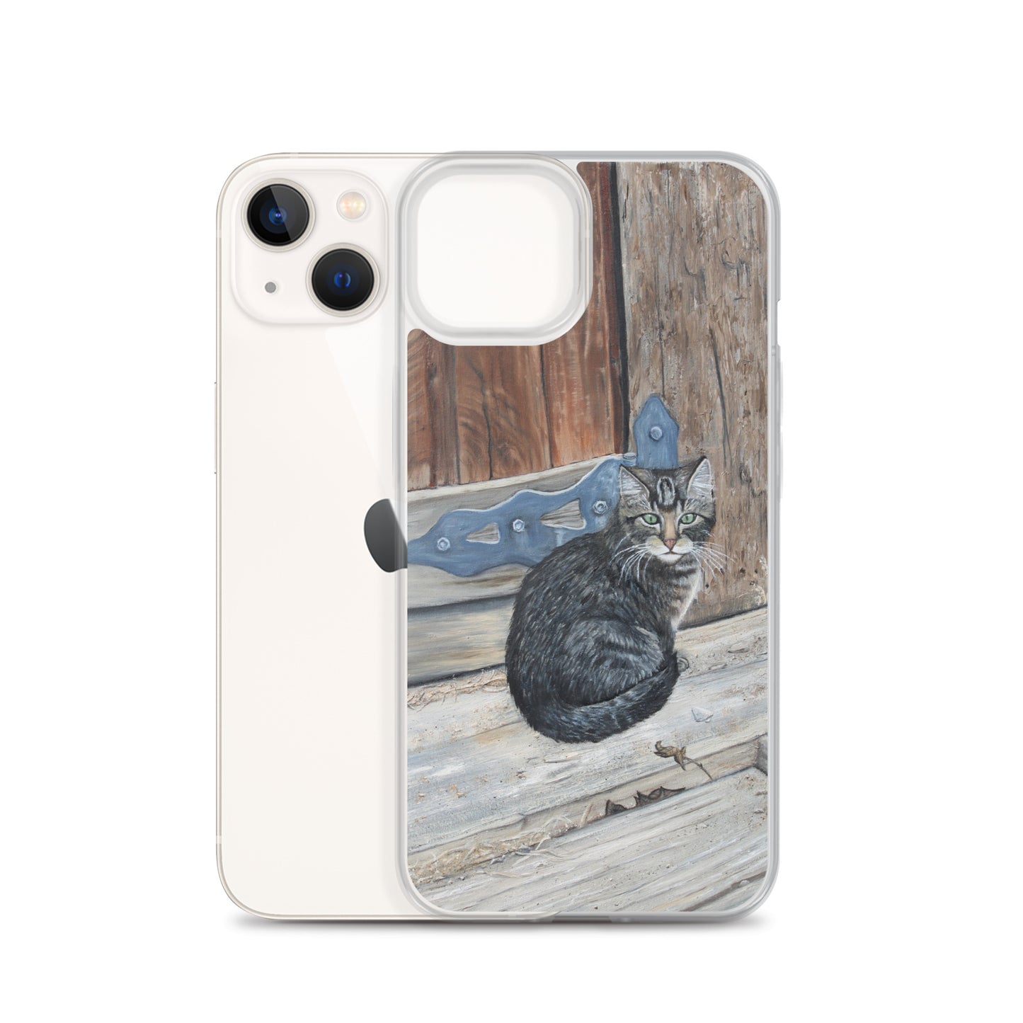 Clear Case for iPhone® Miss Bonnie Barn Cat