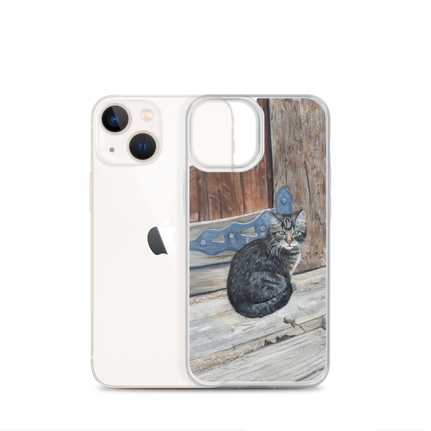 Clear Case for iPhone® Miss Bonnie Barn Cat