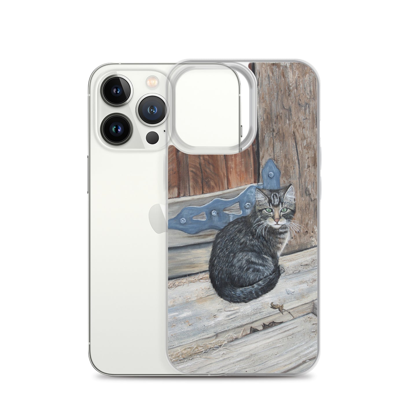 Clear Case for iPhone® Miss Bonnie Barn Cat