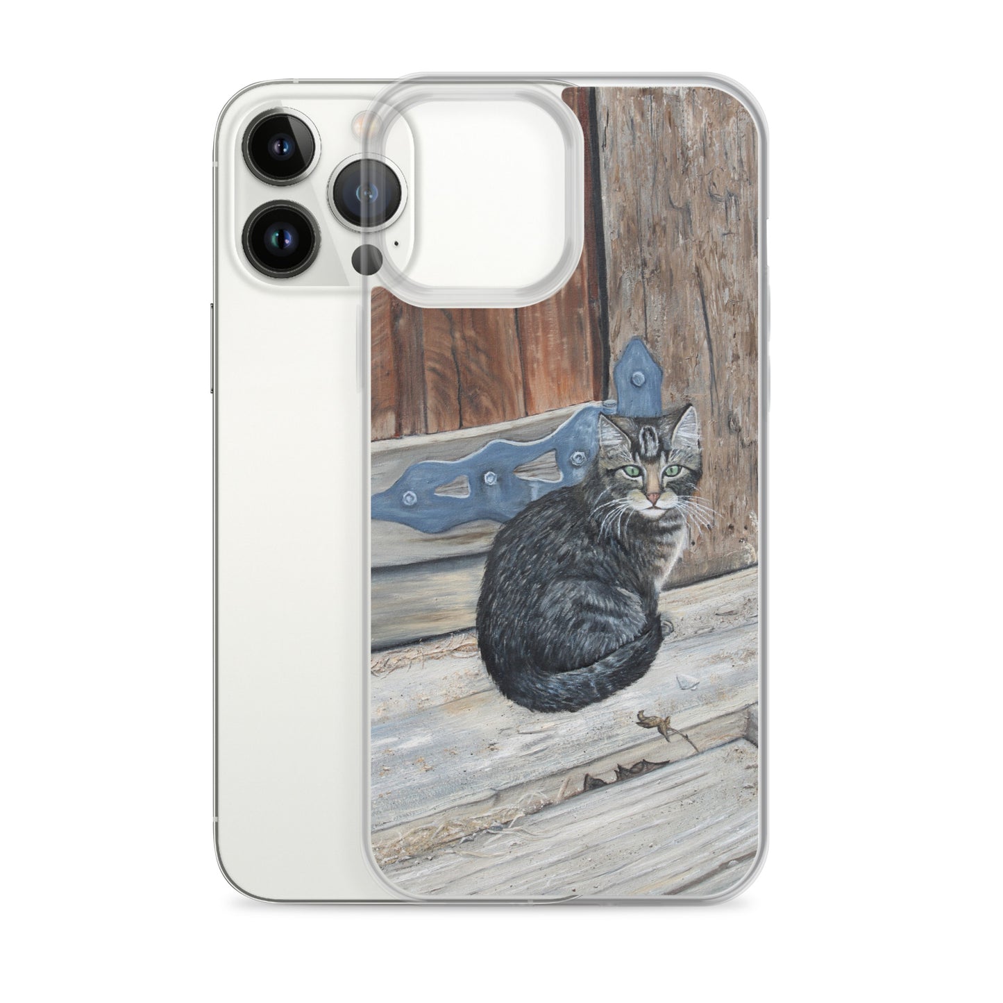 Clear Case for iPhone® Miss Bonnie Barn Cat