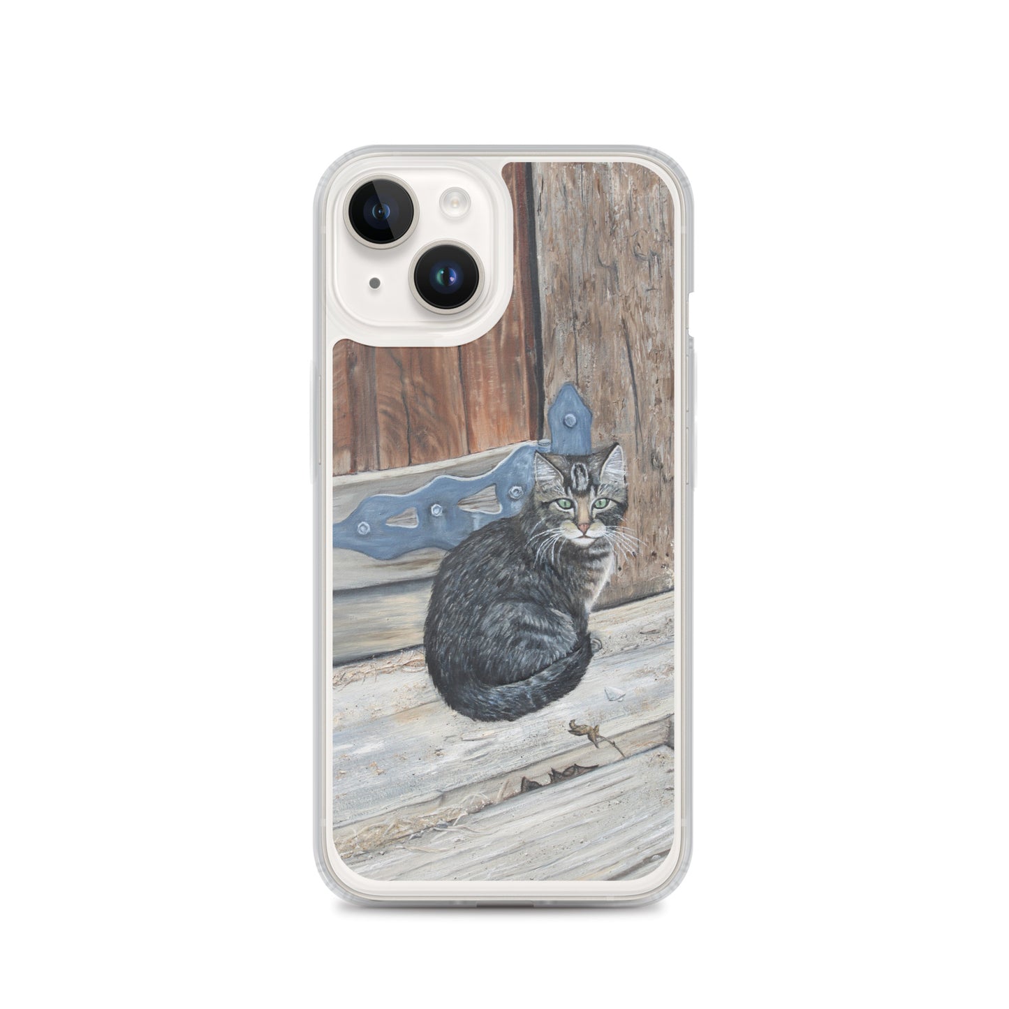 Clear Case for iPhone® Miss Bonnie Barn Cat