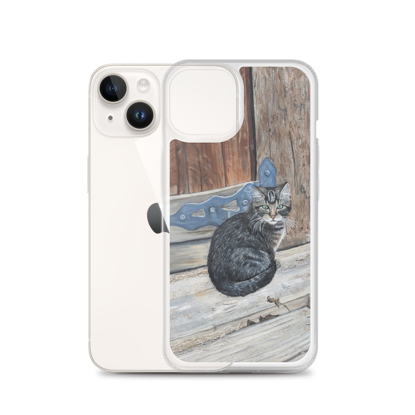 Clear Case for iPhone® Miss Bonnie Barn Cat