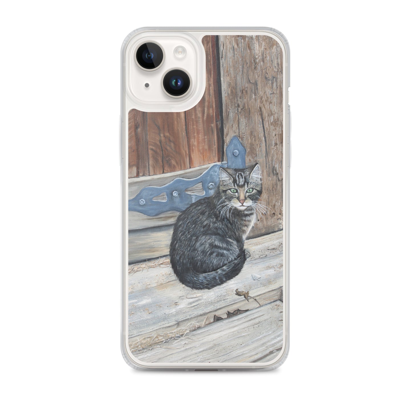 Clear Case for iPhone® Miss Bonnie Barn Cat