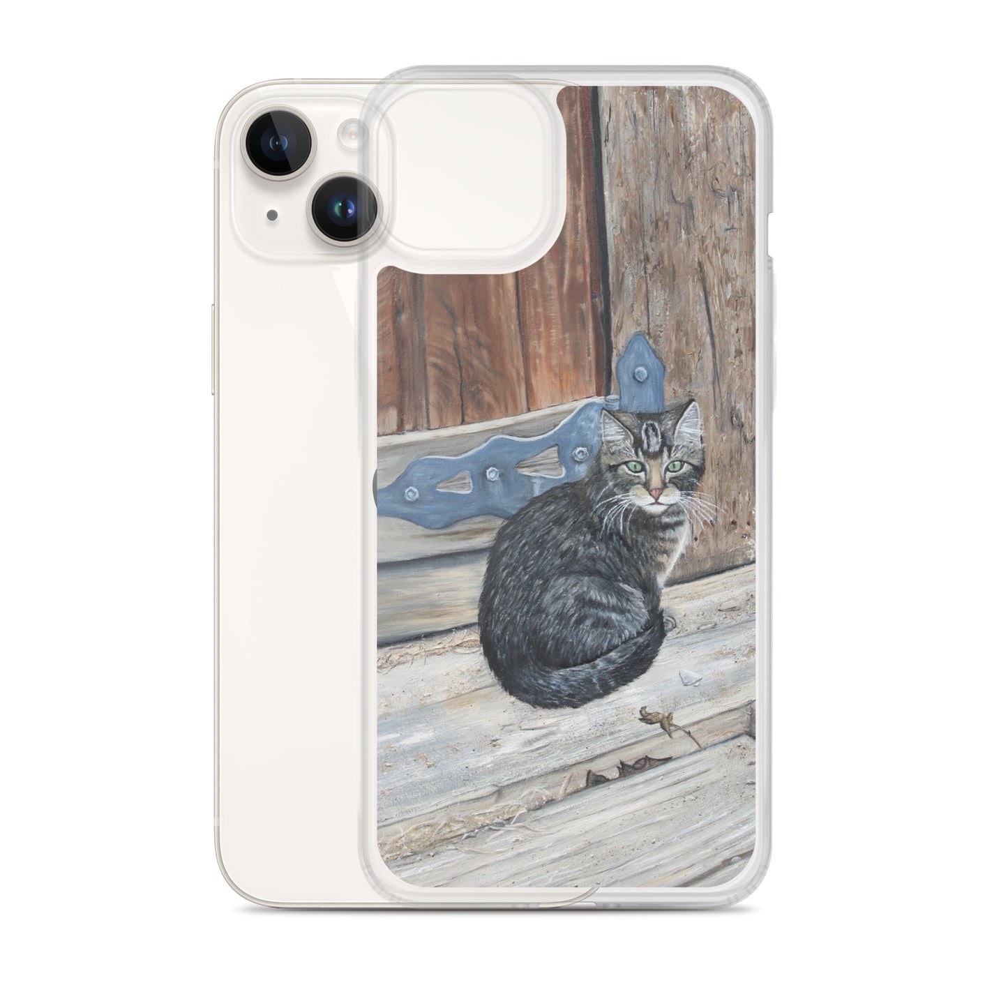 Clear Case for iPhone® Miss Bonnie Barn Cat