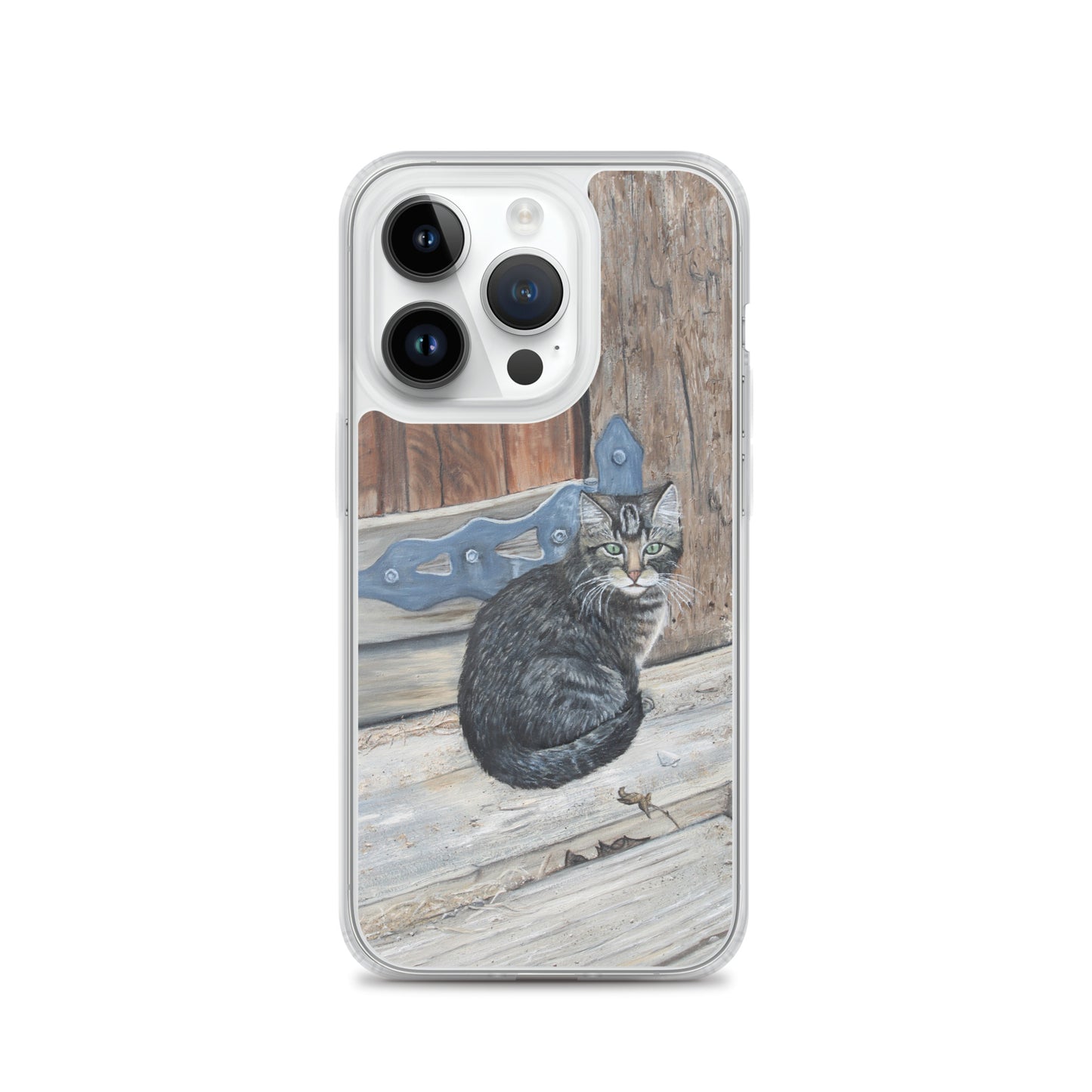 Clear Case for iPhone® Miss Bonnie Barn Cat