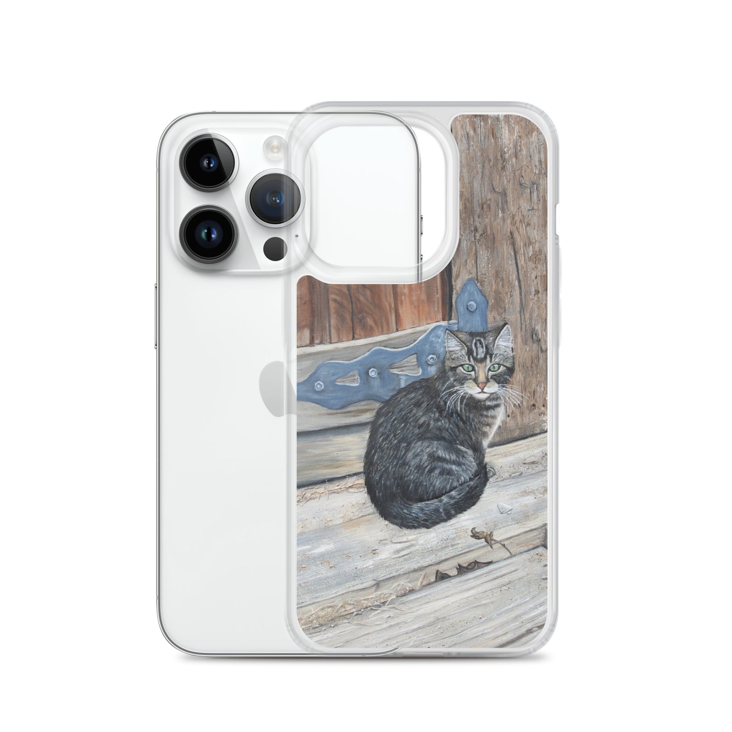 Clear Case for iPhone® Miss Bonnie Barn Cat