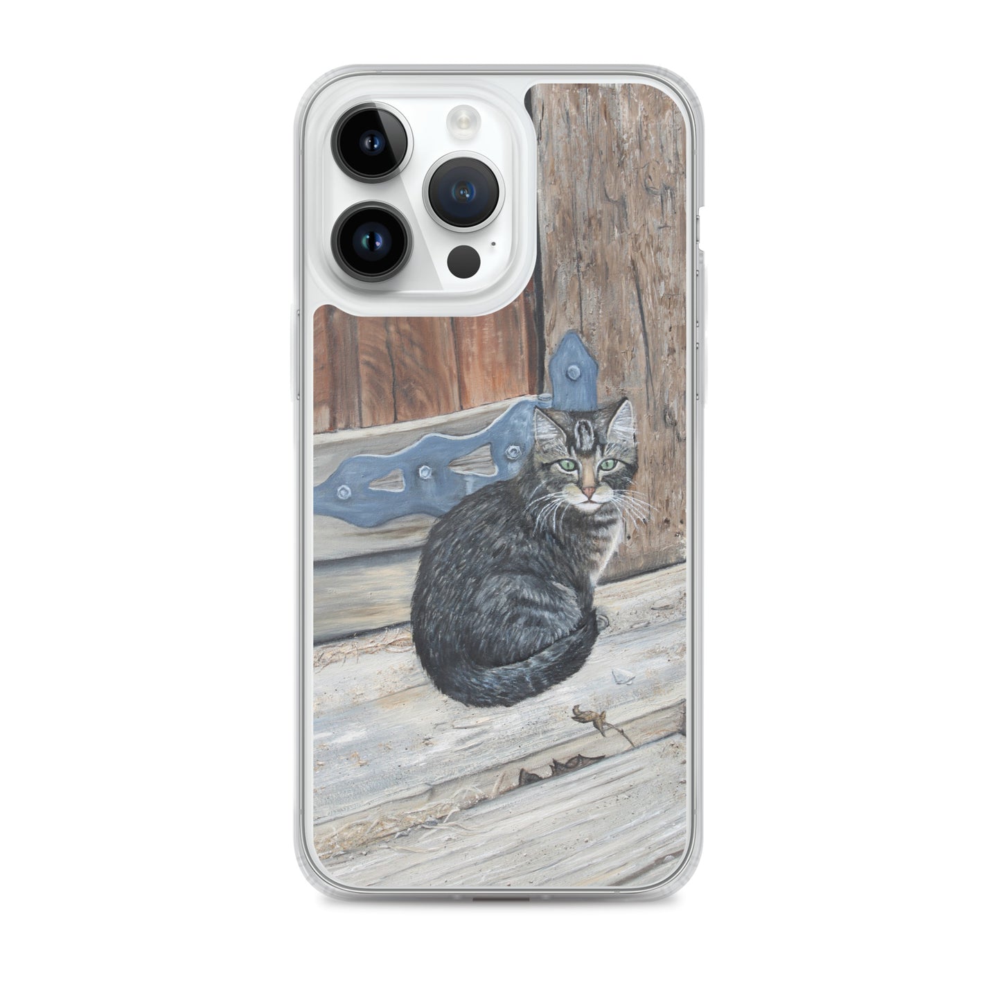 Clear Case for iPhone® Miss Bonnie Barn Cat