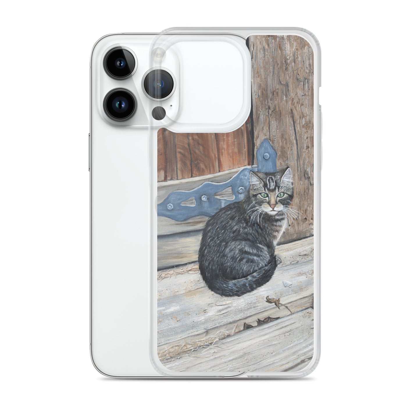 Clear Case for iPhone® Miss Bonnie Barn Cat