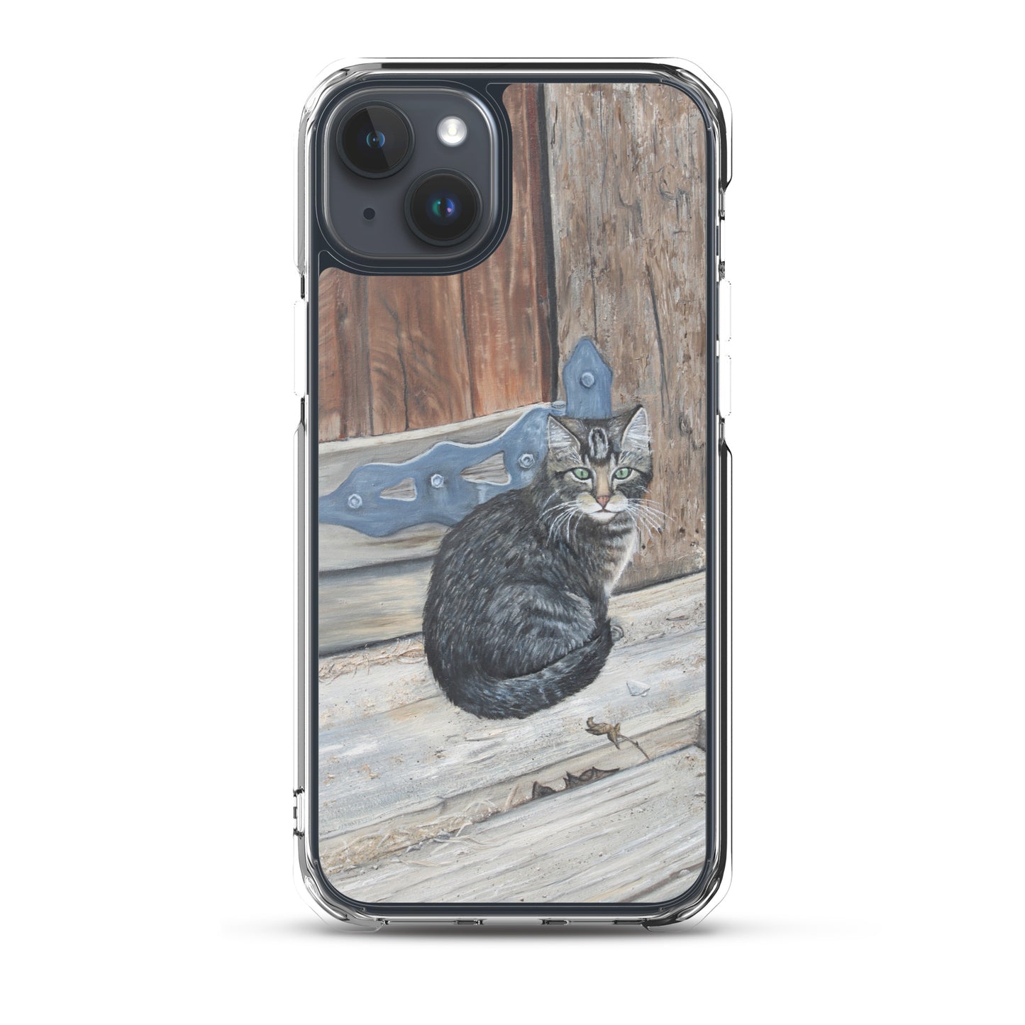 Clear Case for iPhone® Miss Bonnie Barn Cat