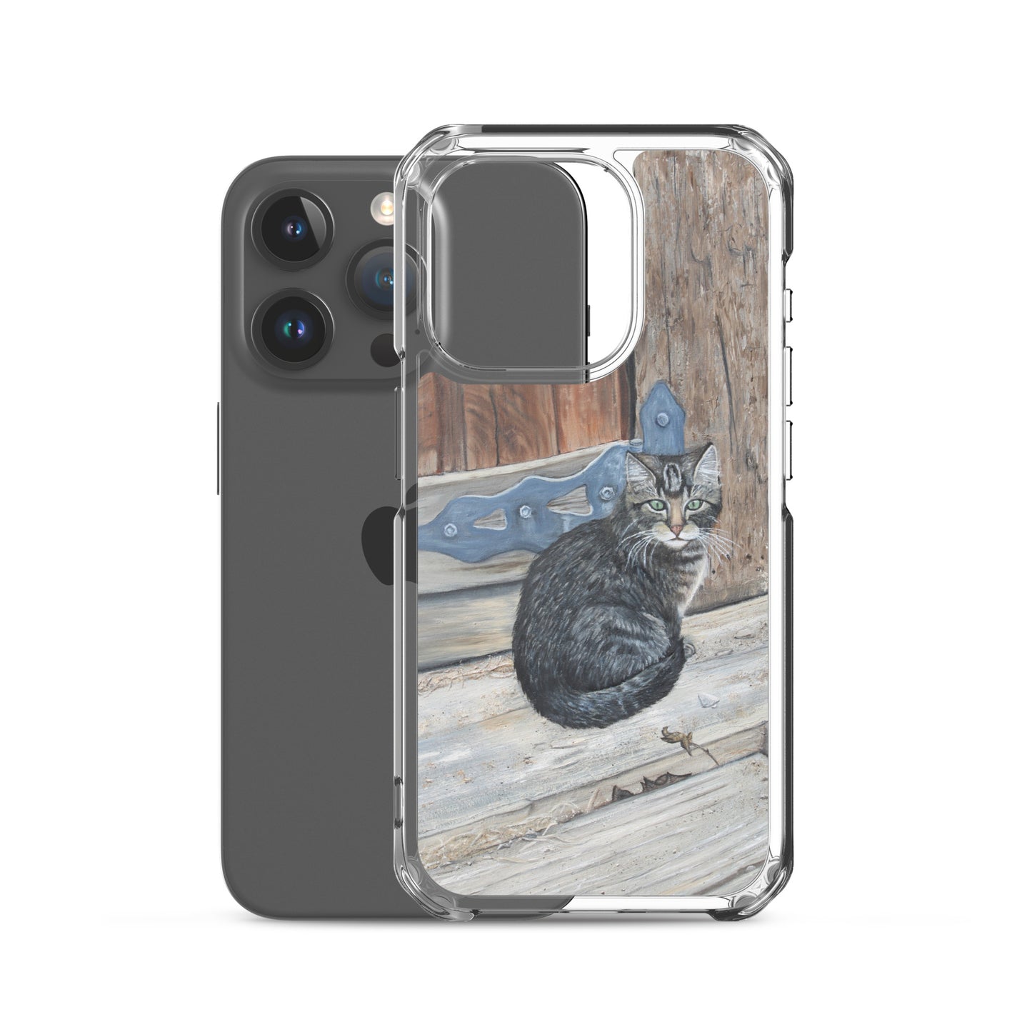 Clear Case for iPhone® Miss Bonnie Barn Cat