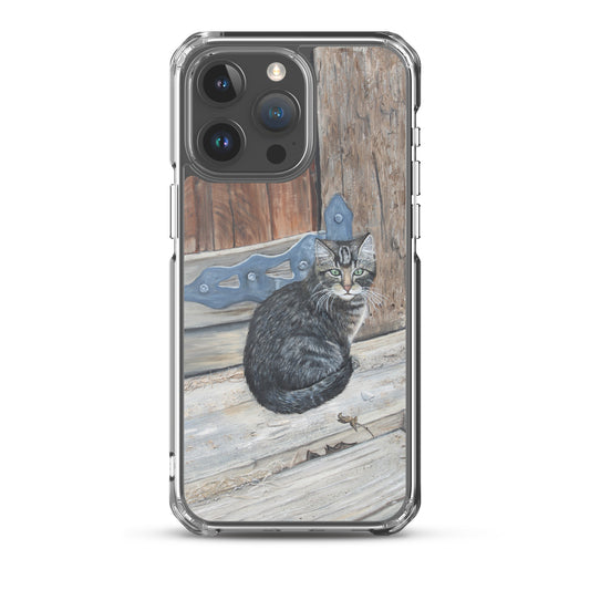 Clear Case for iPhone® Miss Bonnie Barn Cat