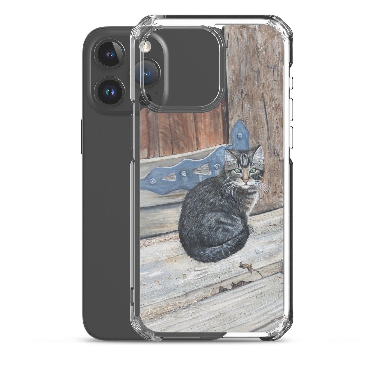 Clear Case for iPhone® Miss Bonnie Barn Cat