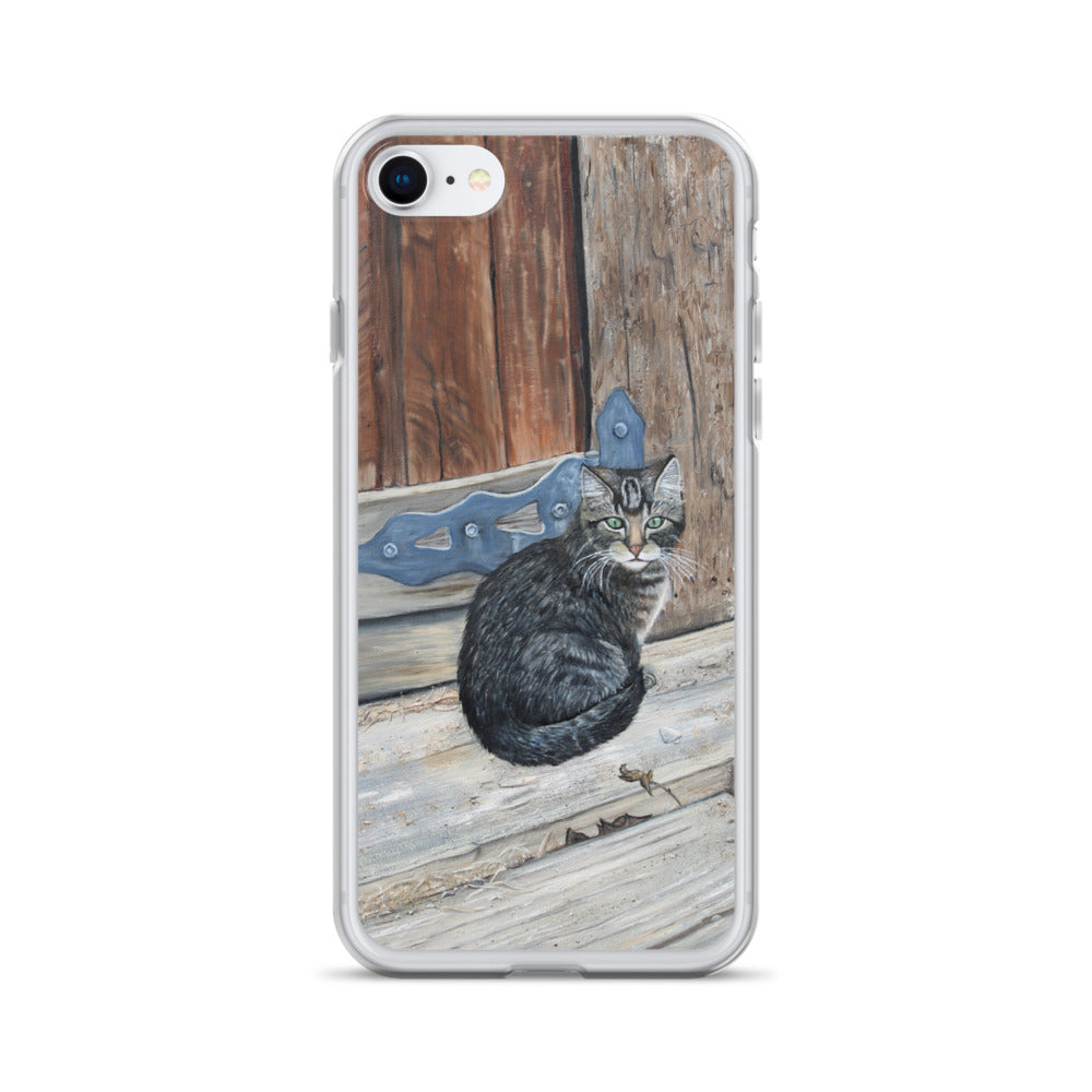 Clear Case for iPhone® Miss Bonnie Barn Cat