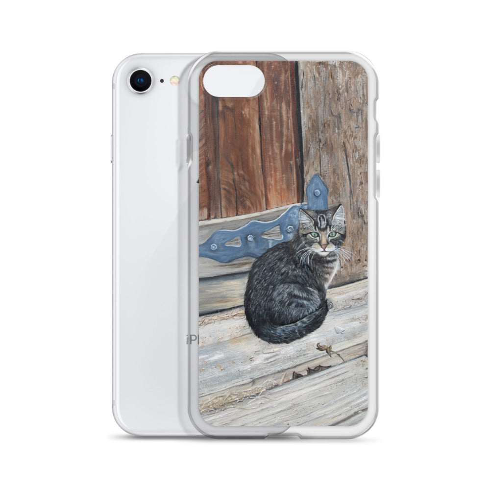 Clear Case for iPhone® Miss Bonnie Barn Cat