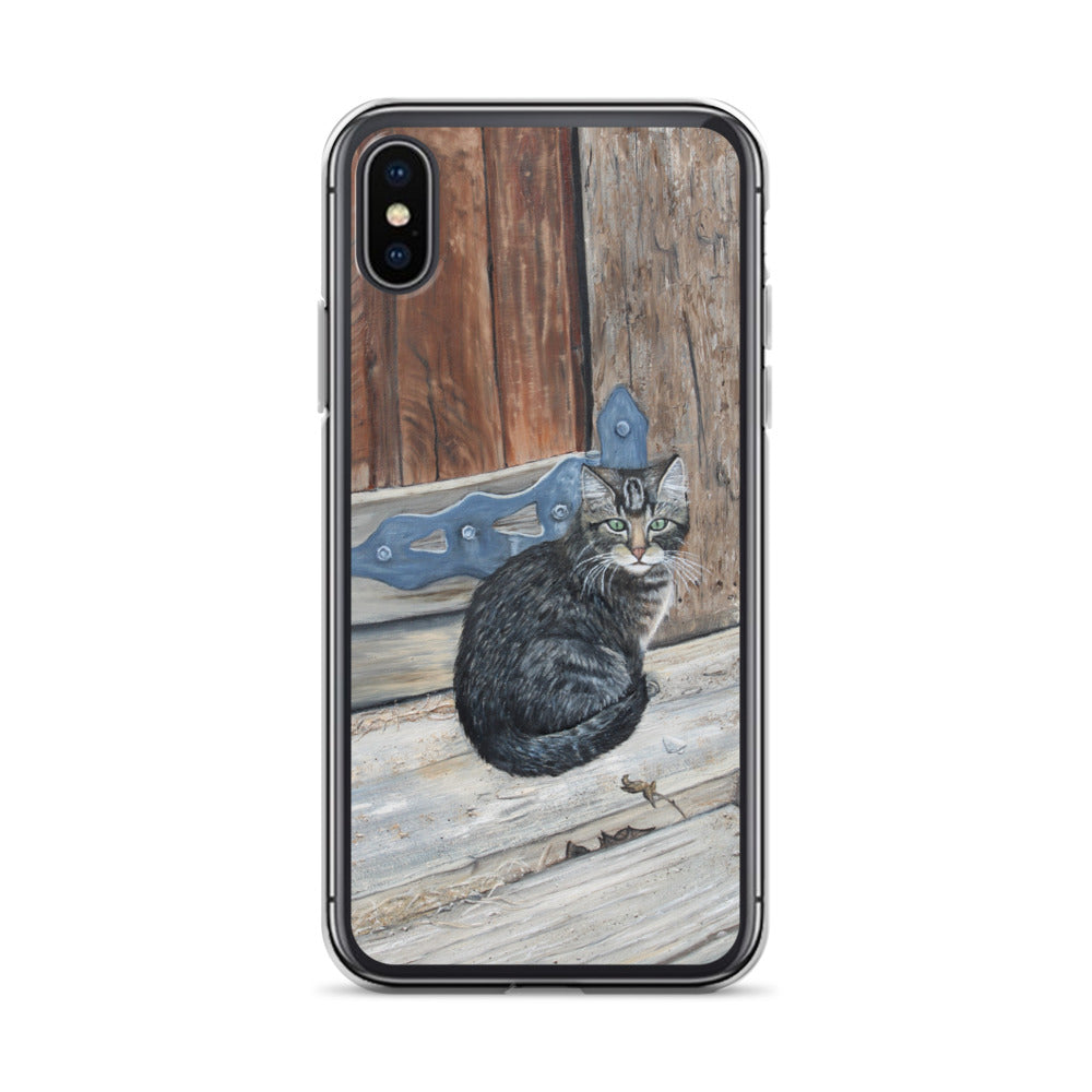 Clear Case for iPhone® Miss Bonnie Barn Cat