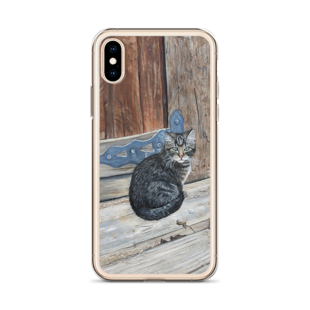 Clear Case for iPhone® Miss Bonnie Barn Cat