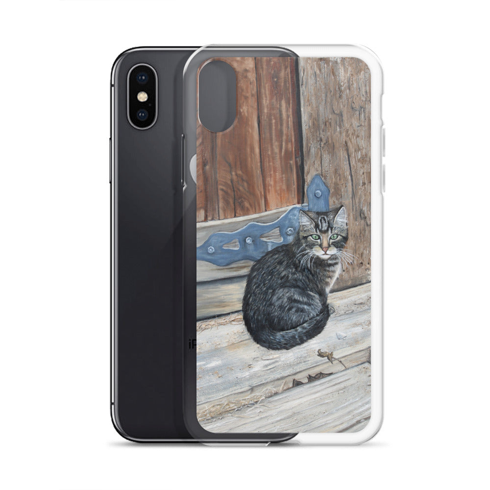 Clear Case for iPhone® Miss Bonnie Barn Cat