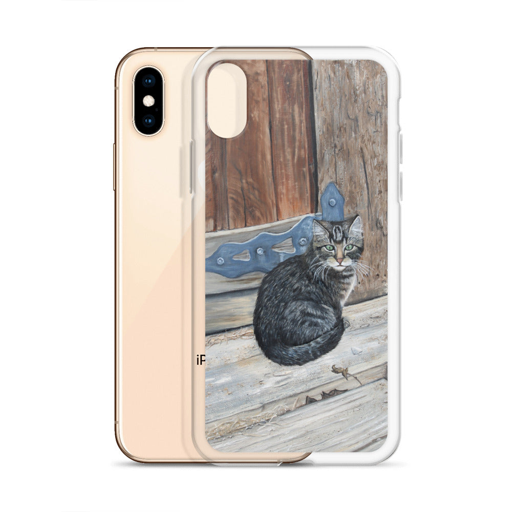 Clear Case for iPhone® Miss Bonnie Barn Cat