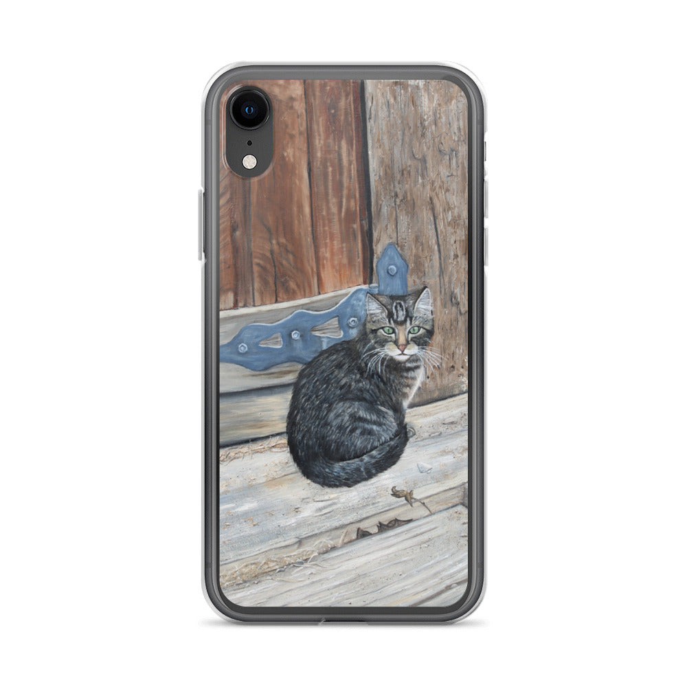 Clear Case for iPhone® Miss Bonnie Barn Cat