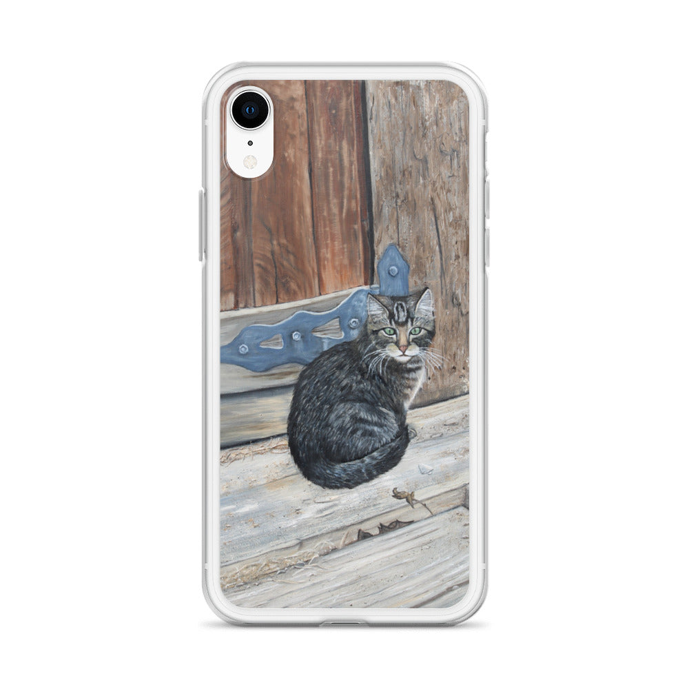 Clear Case for iPhone® Miss Bonnie Barn Cat