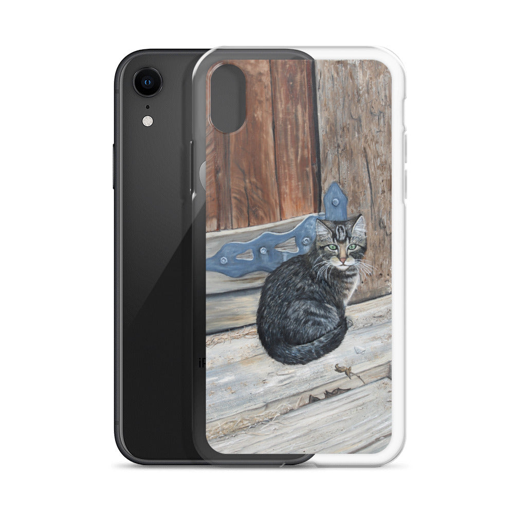 Clear Case for iPhone® Miss Bonnie Barn Cat