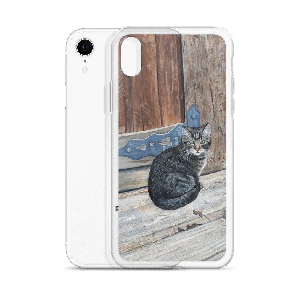 Clear Case for iPhone® Miss Bonnie Barn Cat