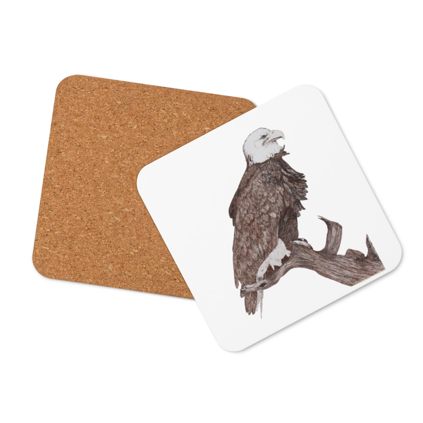 Cork-back coaster Eagle