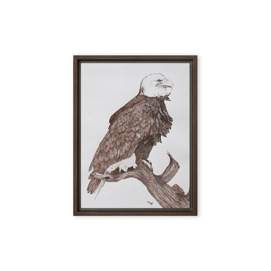 Framed canvas print Eagle