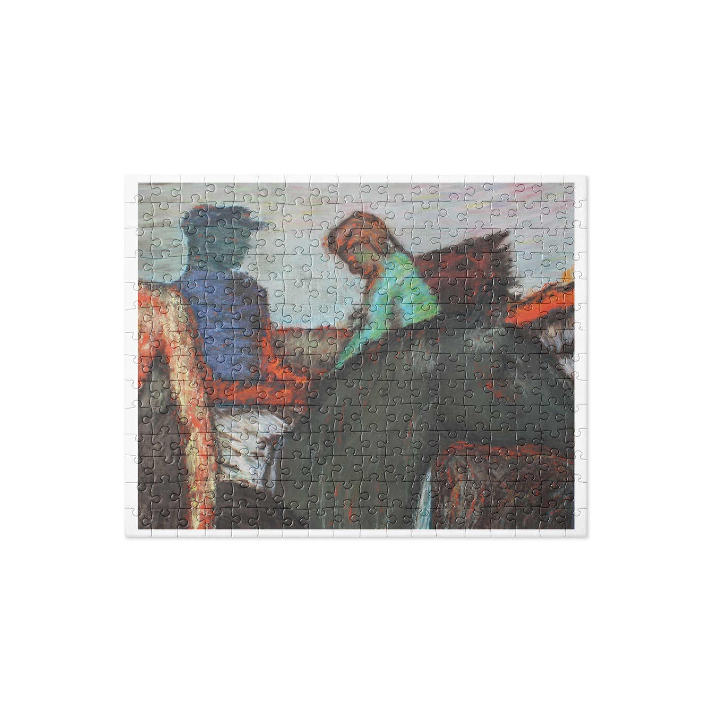 Jigsaw puzzle Degas study Jockeys on race horses