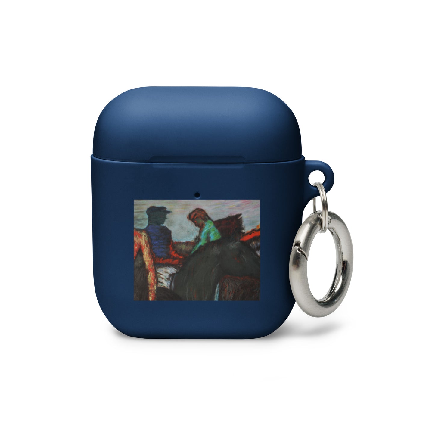 Rubber Case for ear pods Degas study Jockeys on race horses