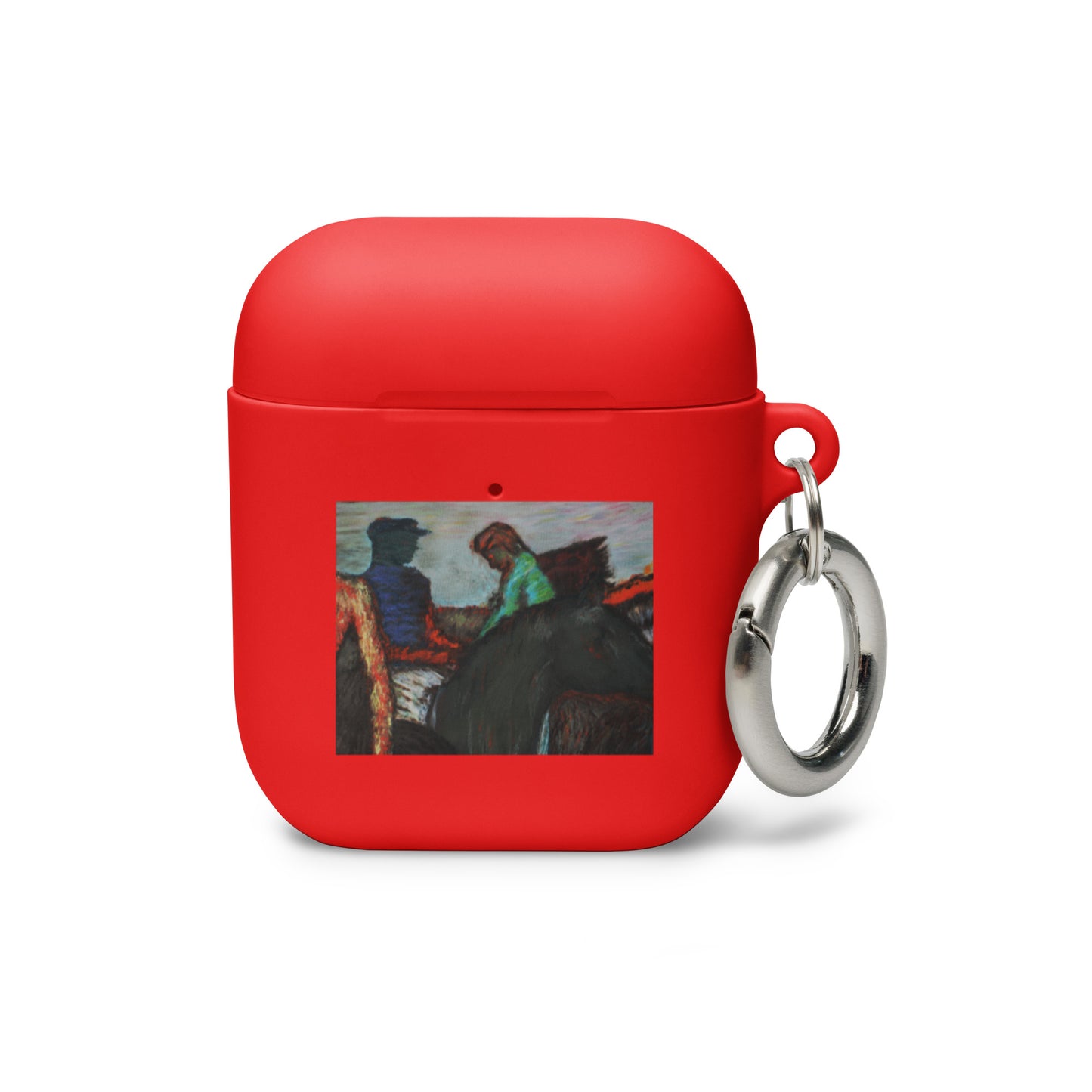 Rubber Case for ear pods Degas study Jockeys on race horses