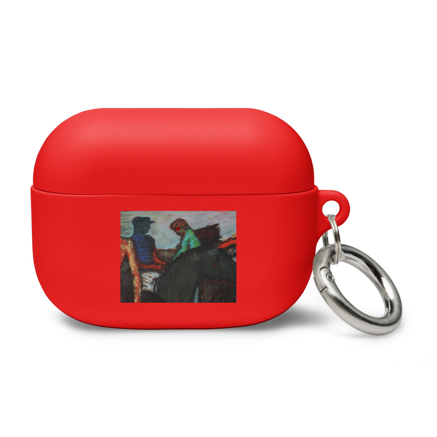 Rubber Case for ear pods Degas study Jockeys on race horses