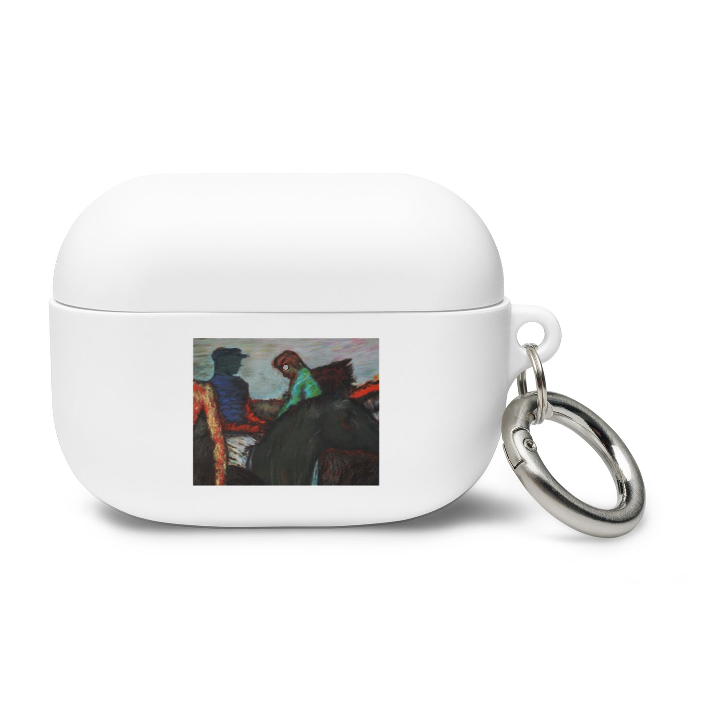 Rubber Case for ear pods Degas study Jockeys on race horses