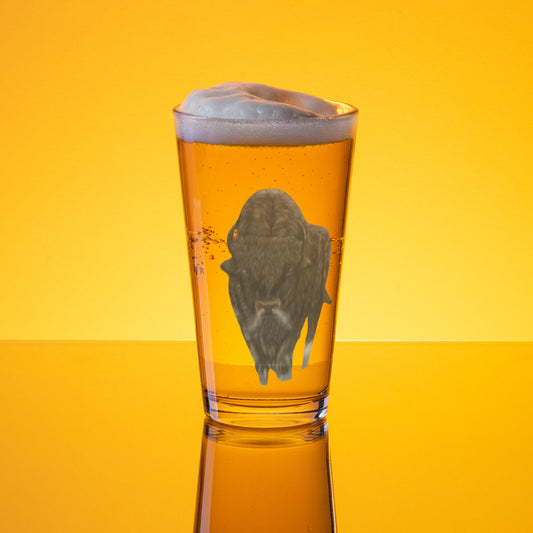 Shaker pint glass Bison