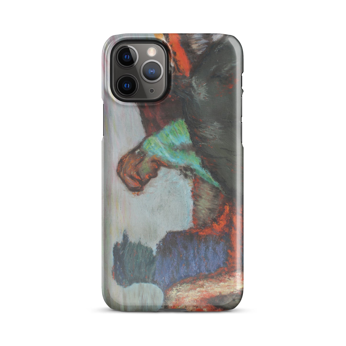 Snap case for iPhone® Degas study Jockeys on race horse