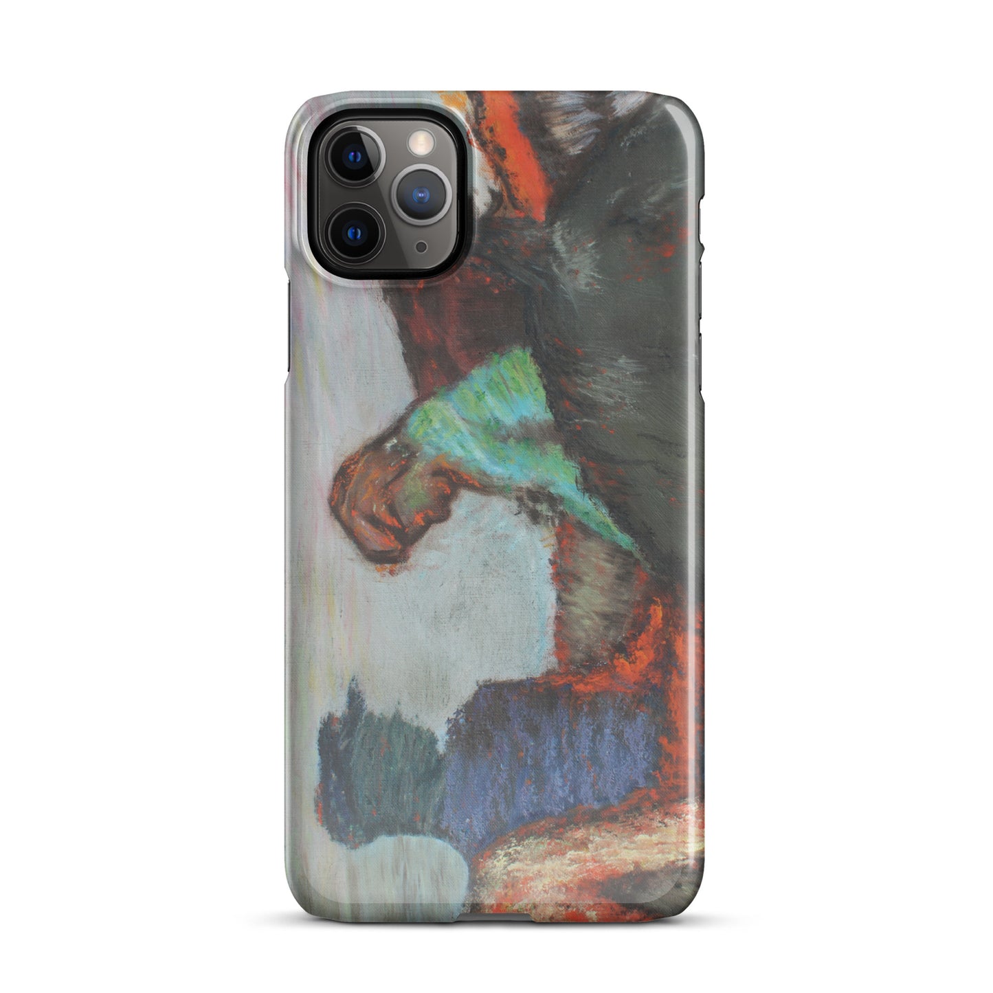 Snap case for iPhone® Degas study Jockeys on race horse