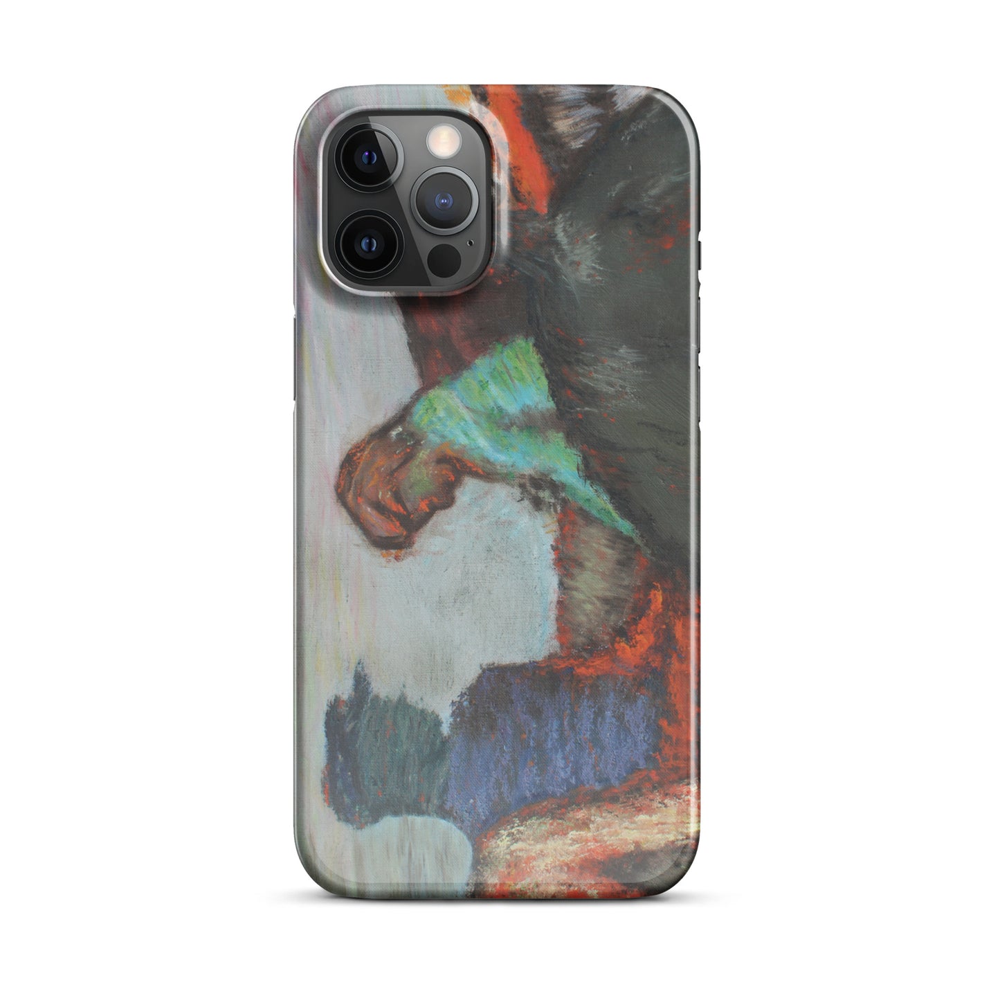 Snap case for iPhone® Degas study Jockeys on race horse